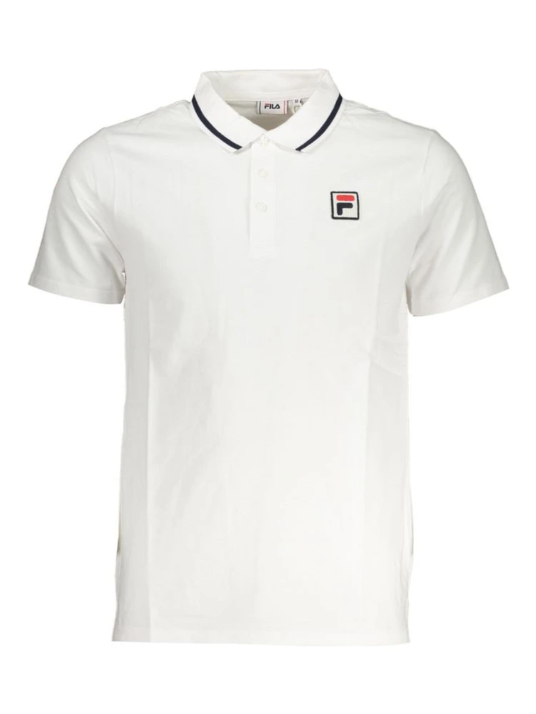 White Cotton Polo Shirt