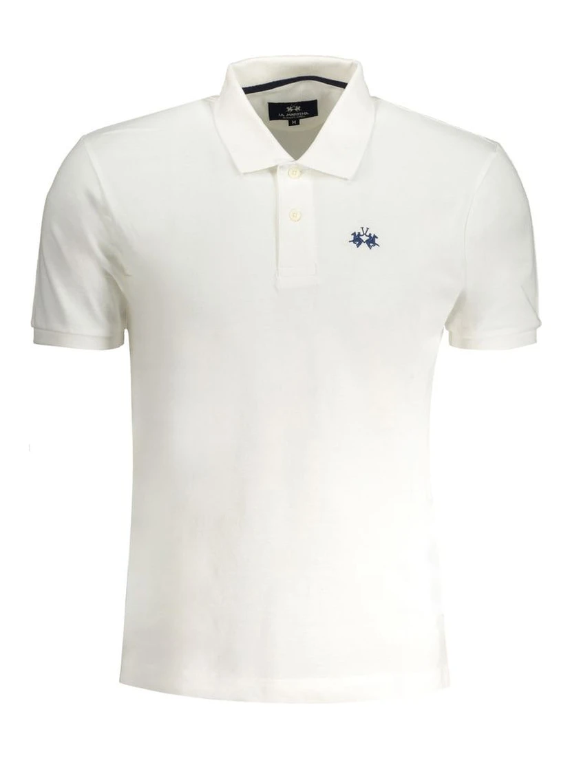 White Cotton Polo Shirt