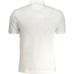 White Cotton Polo Shirt
