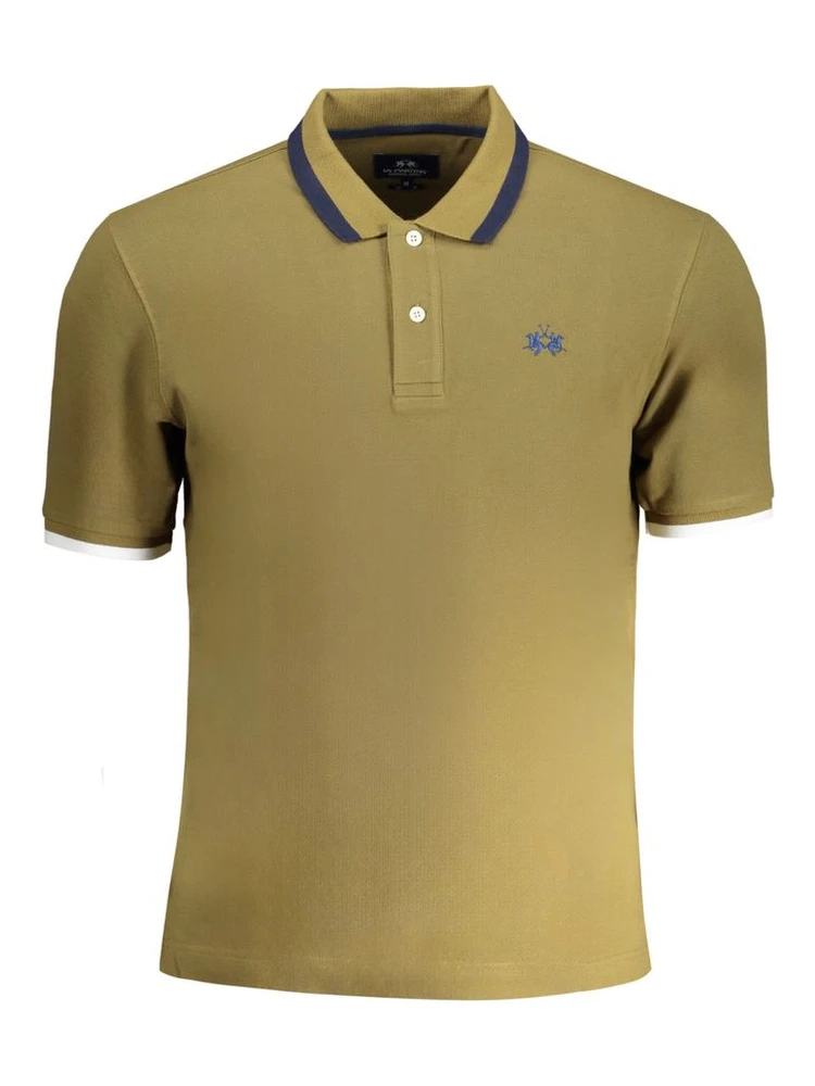 Green Cotton Polo Shirt