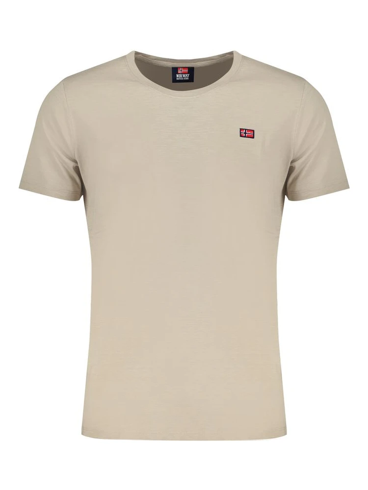 Beige Cotton T-Shirt