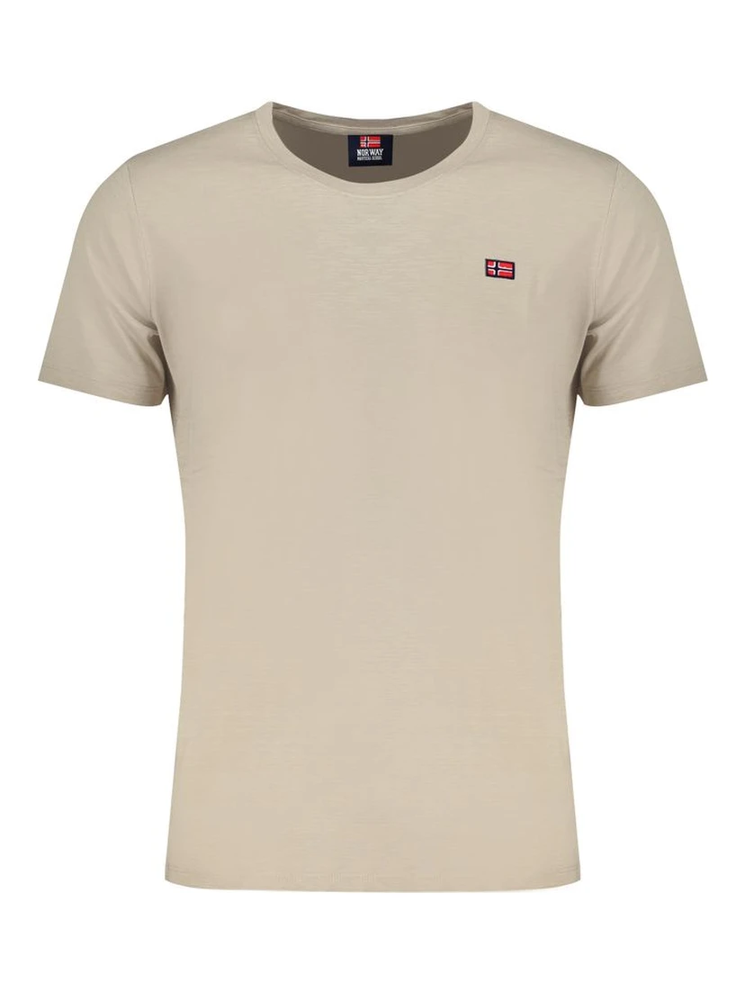 Beige Cotton T-Shirt