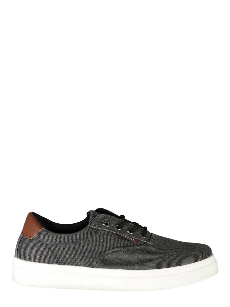 Black Polyester Sneaker