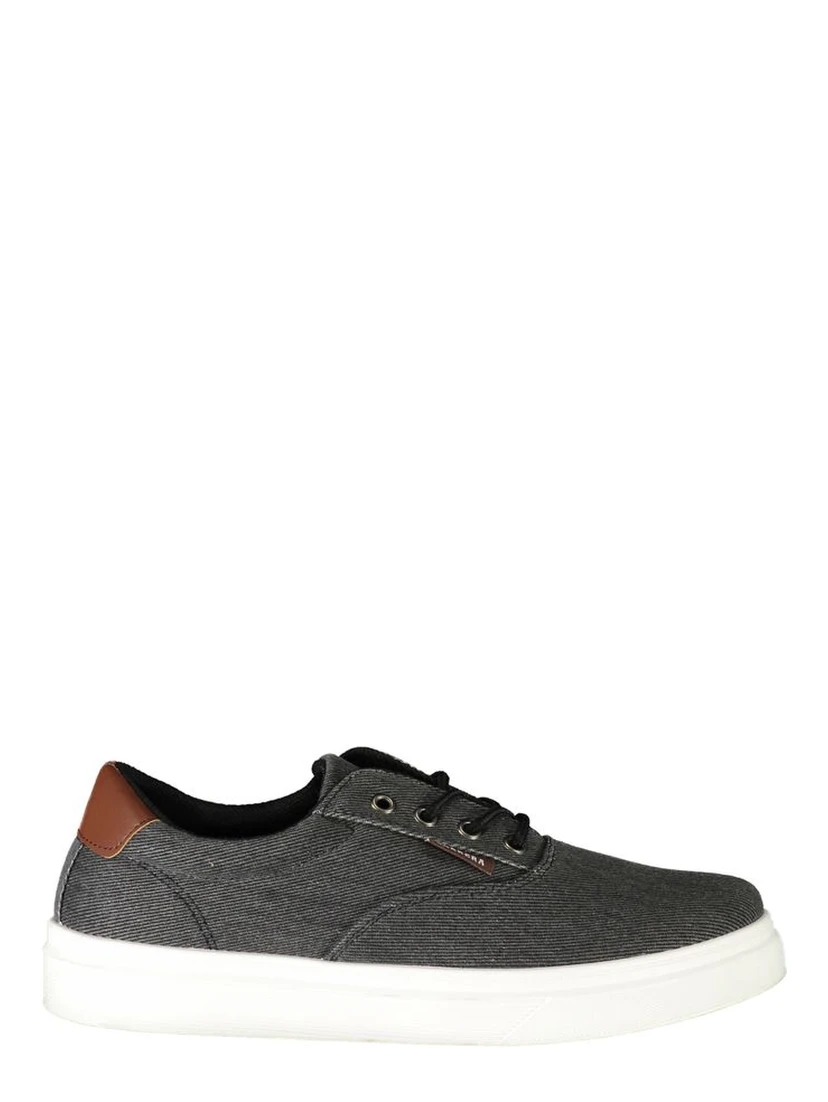 Black Polyester Sneaker