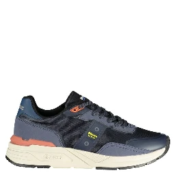Blue Polyester Sneaker