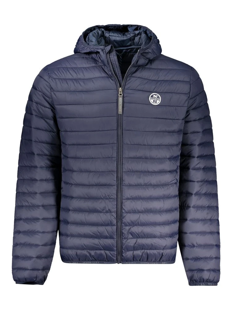 Blue Polyamide Jackets & Coat