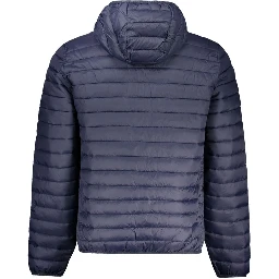 Blue Polyamide Jackets & Coat