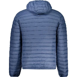 Blue Polyamide Jackets & Coat