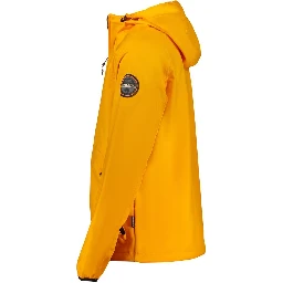 Orange Polyester Jackets & Coat