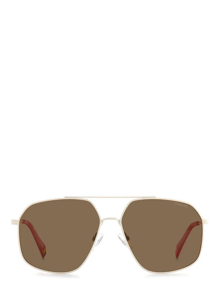Beige Stainless Steel Sunglasses alternative