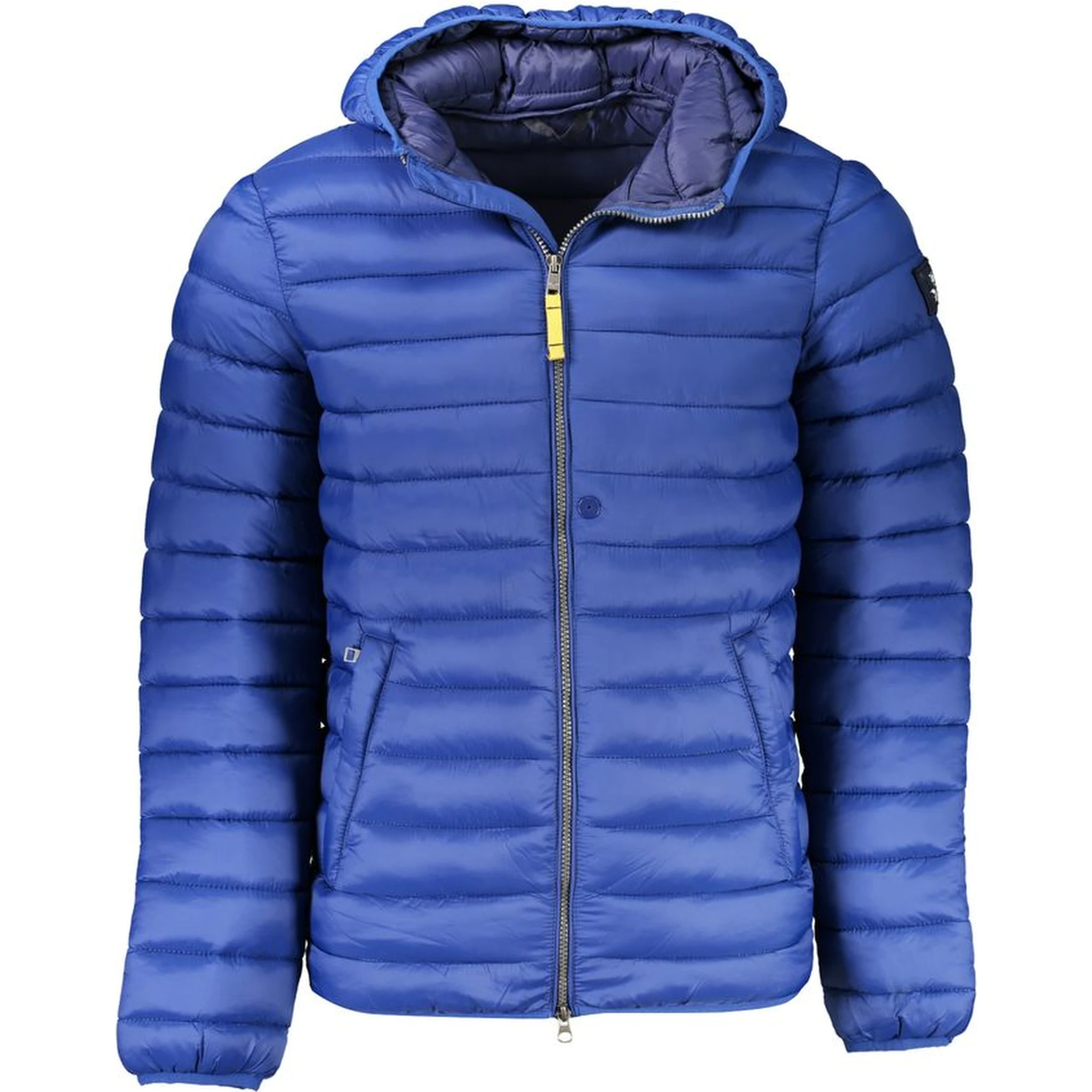 Blue Polyamide Jackets & Coat