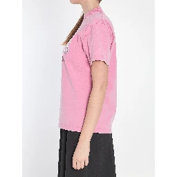 Paris Strass T-shirt In Pink