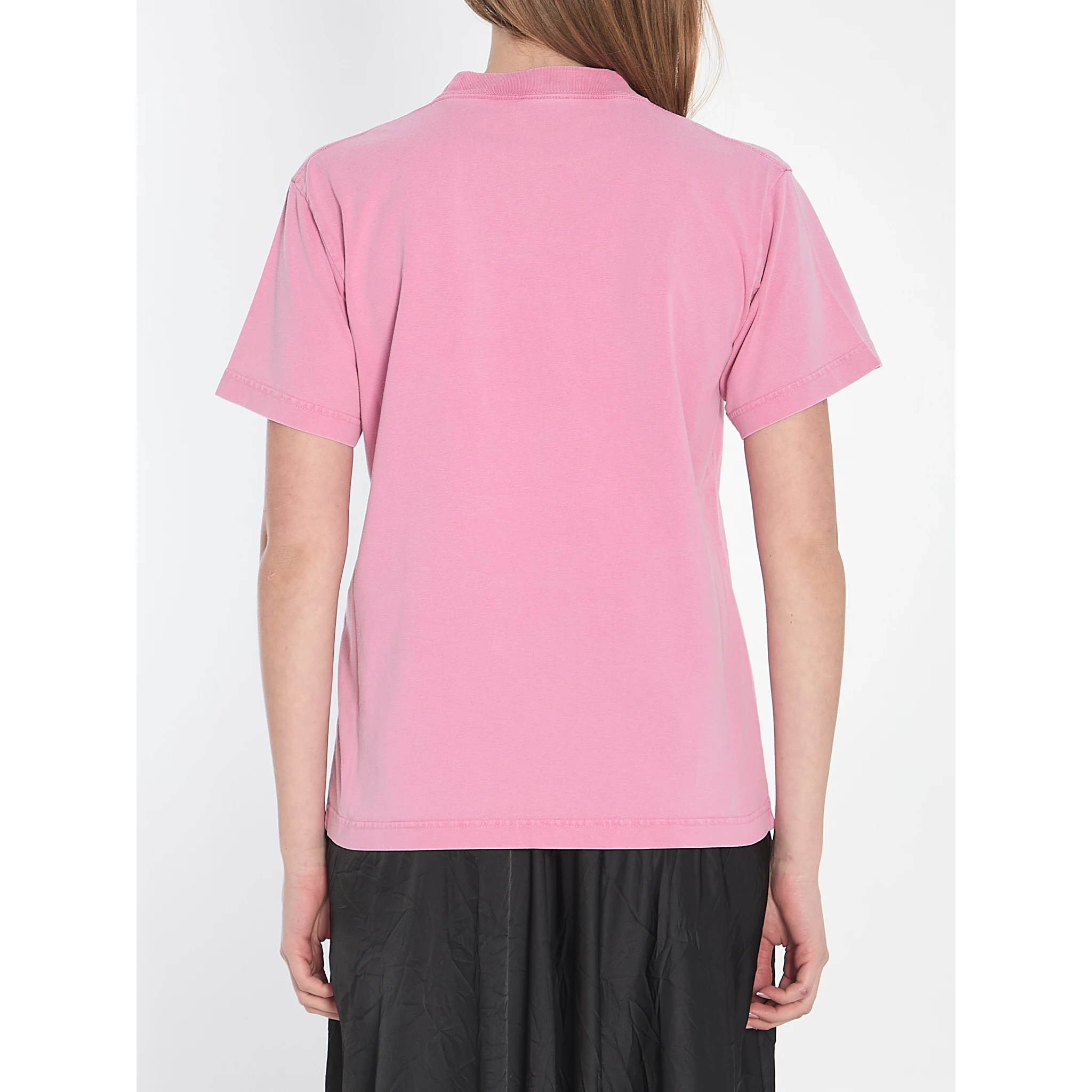 Paris Strass T-shirt In Pink