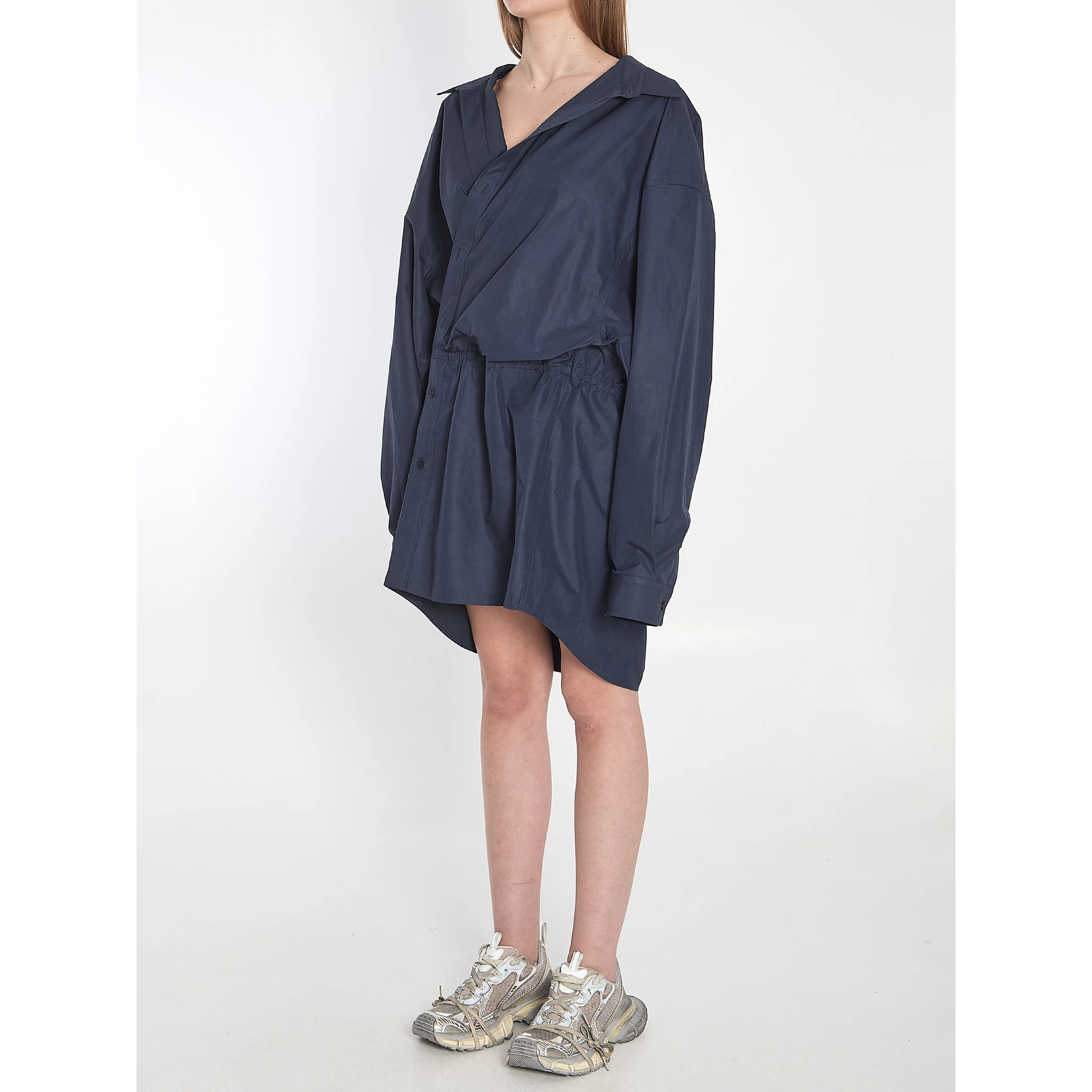 Mini shirt dress