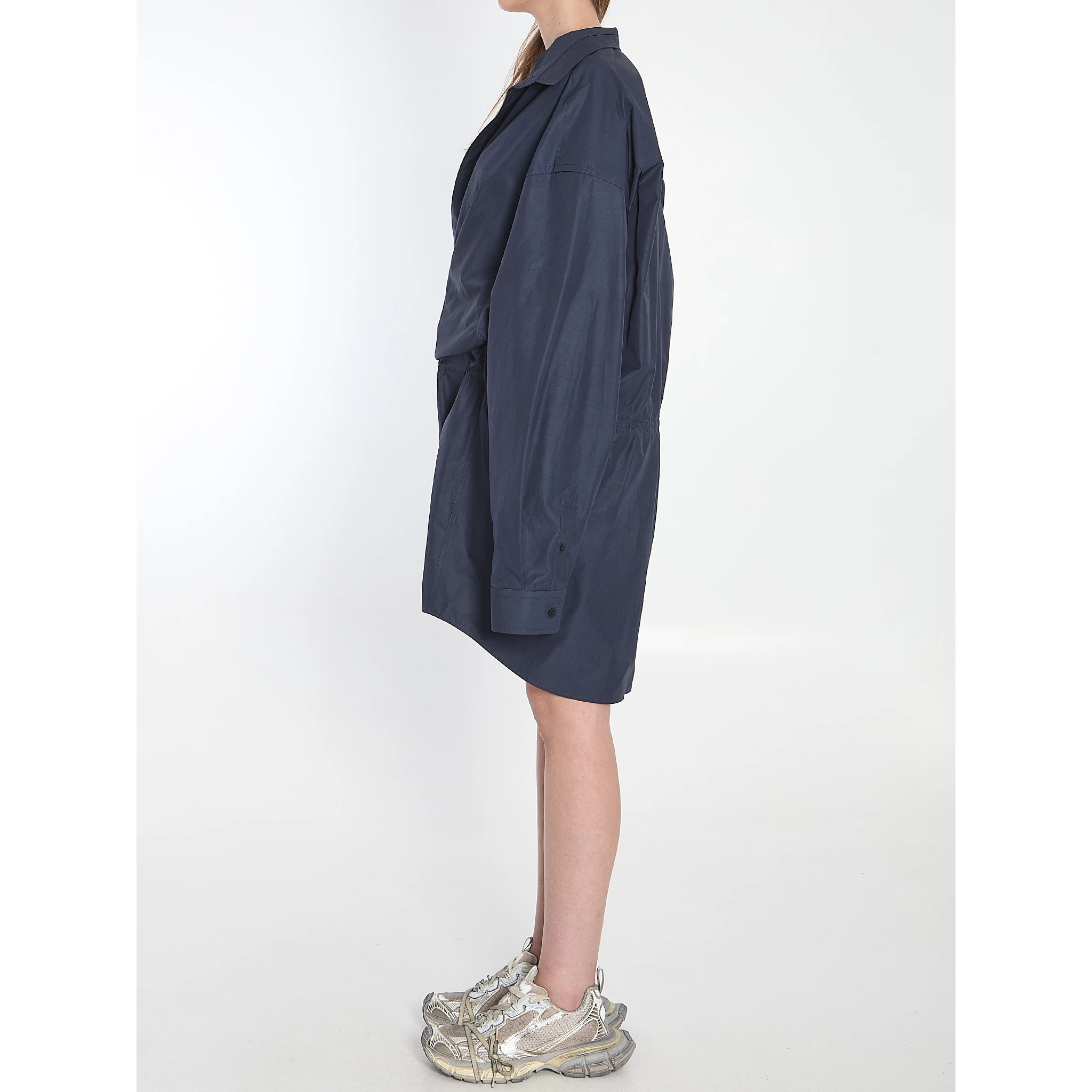 Mini shirt dress
