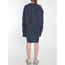 Mini shirt dress