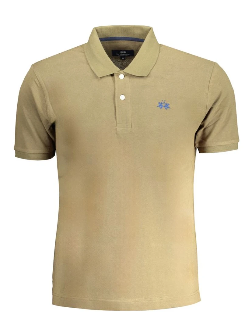 Green Cotton Polo Shirt