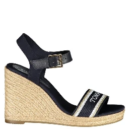 Blue Polyester Sandal