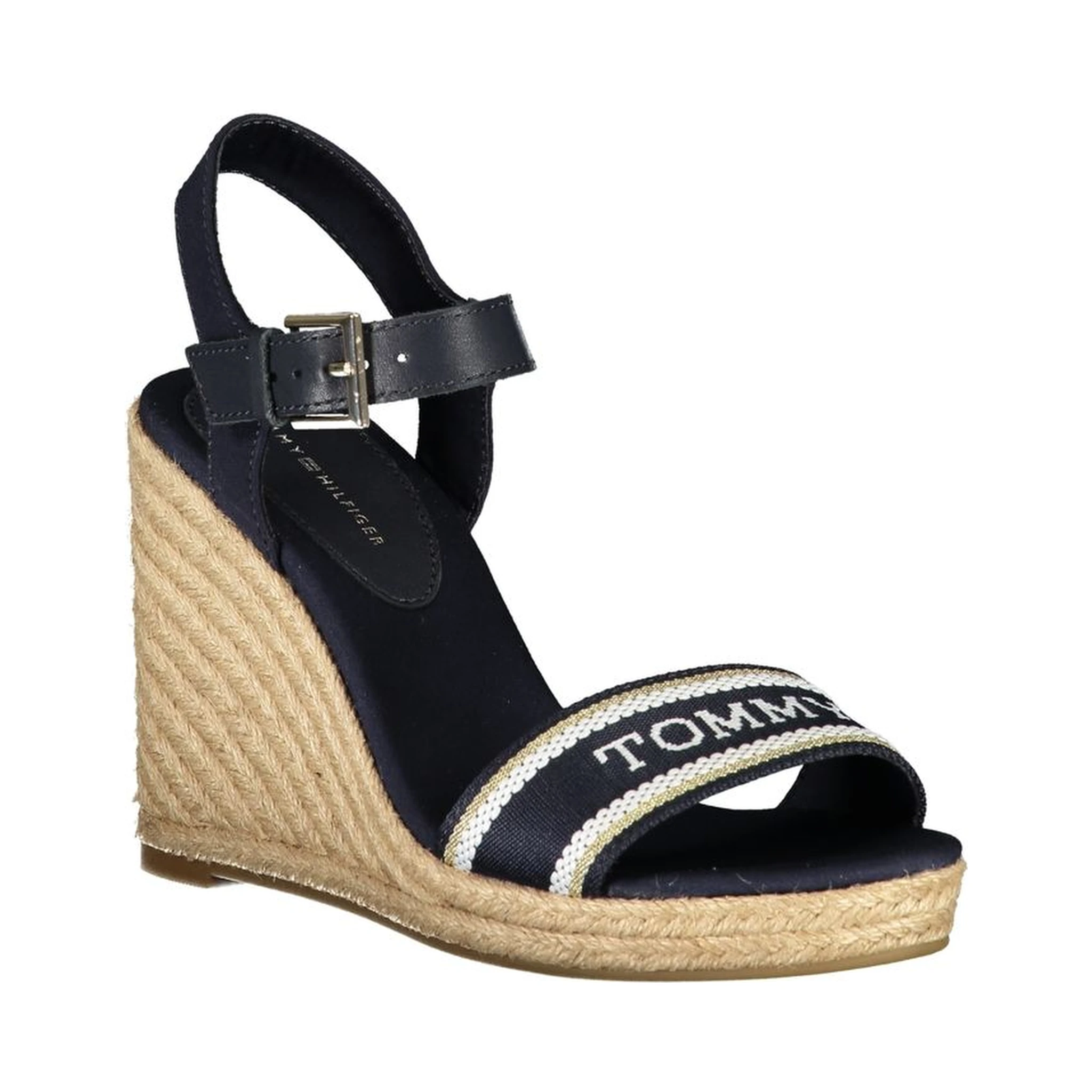 Blue Polyester Sandal