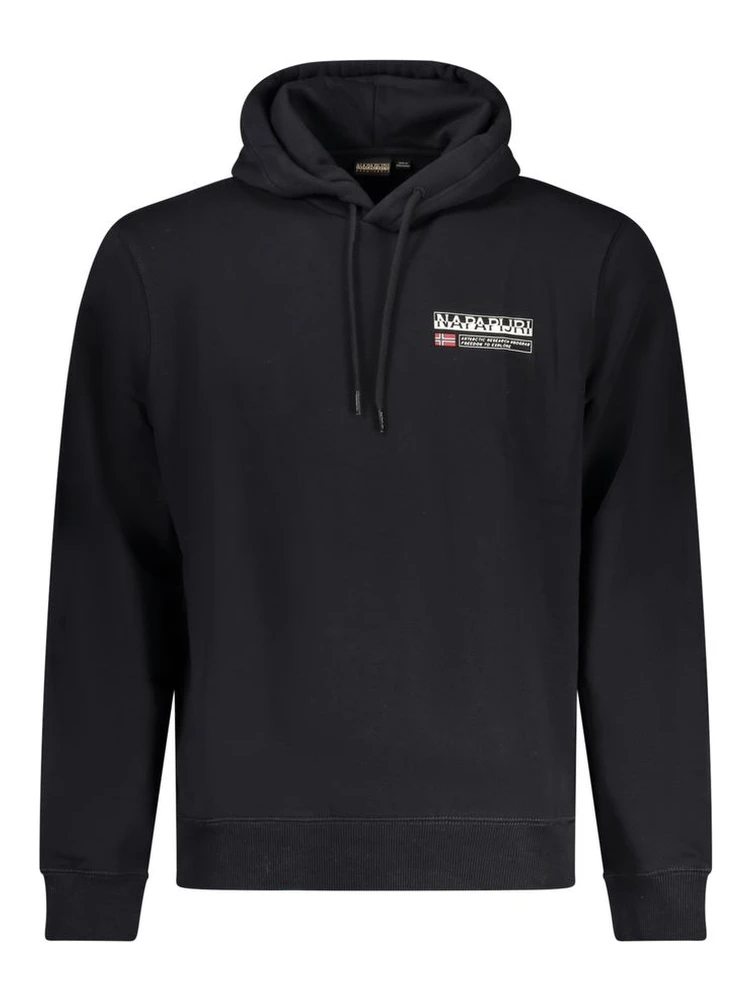 Black Cotton Sweatshirt