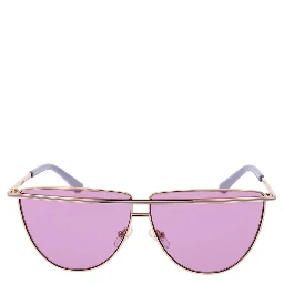 Rose Gold Metal Sunglasses