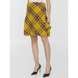 Check wool kilt