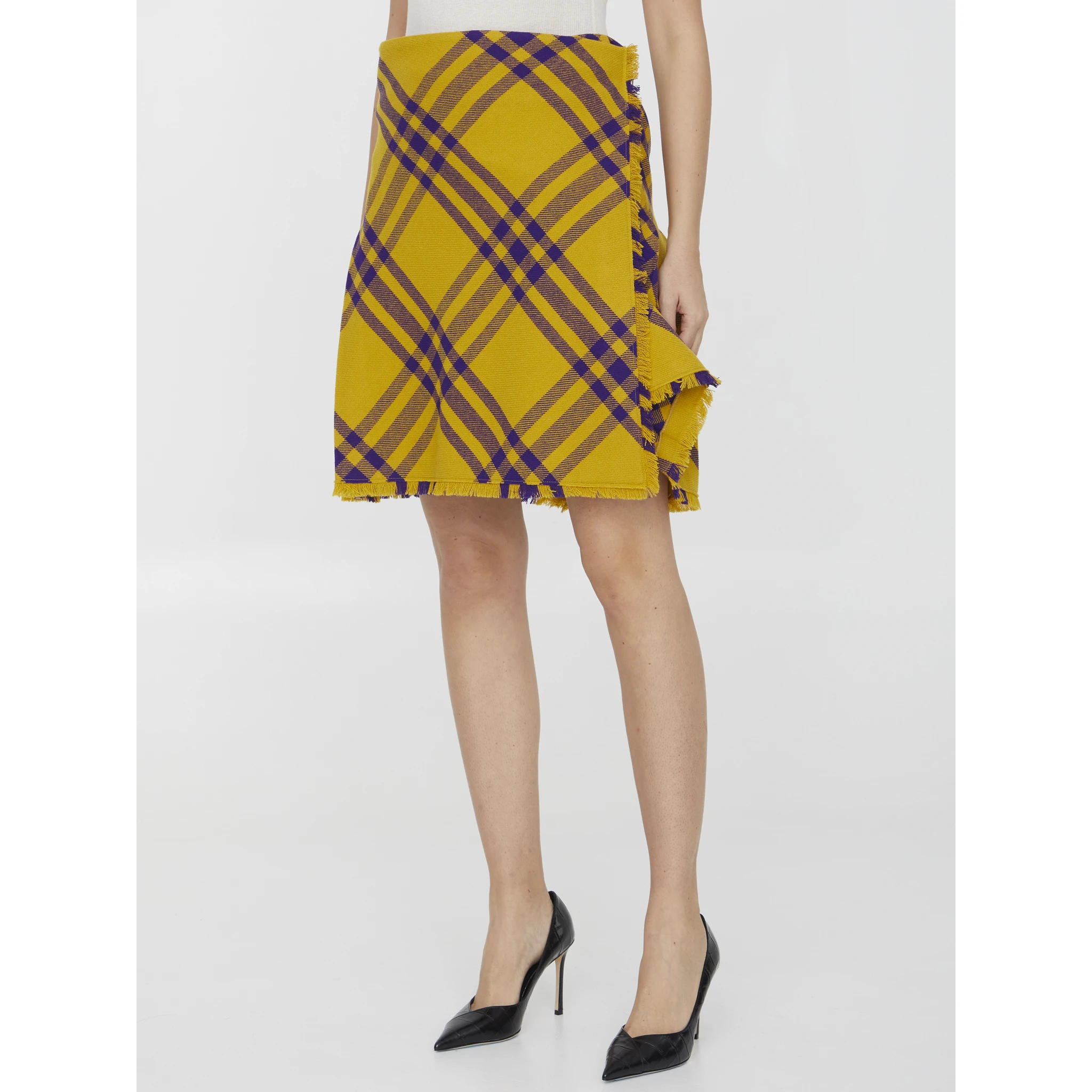 Check wool kilt