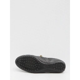 Ballet flats with eyelets