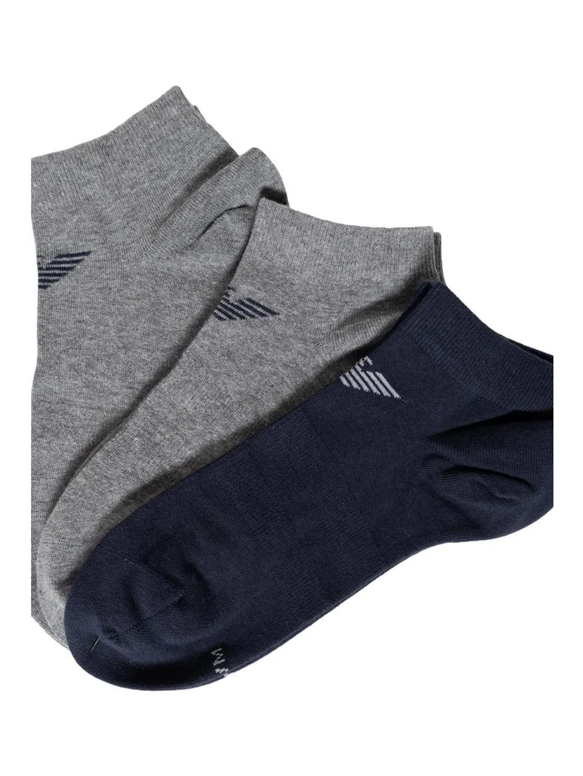 Blue Cotton Socks