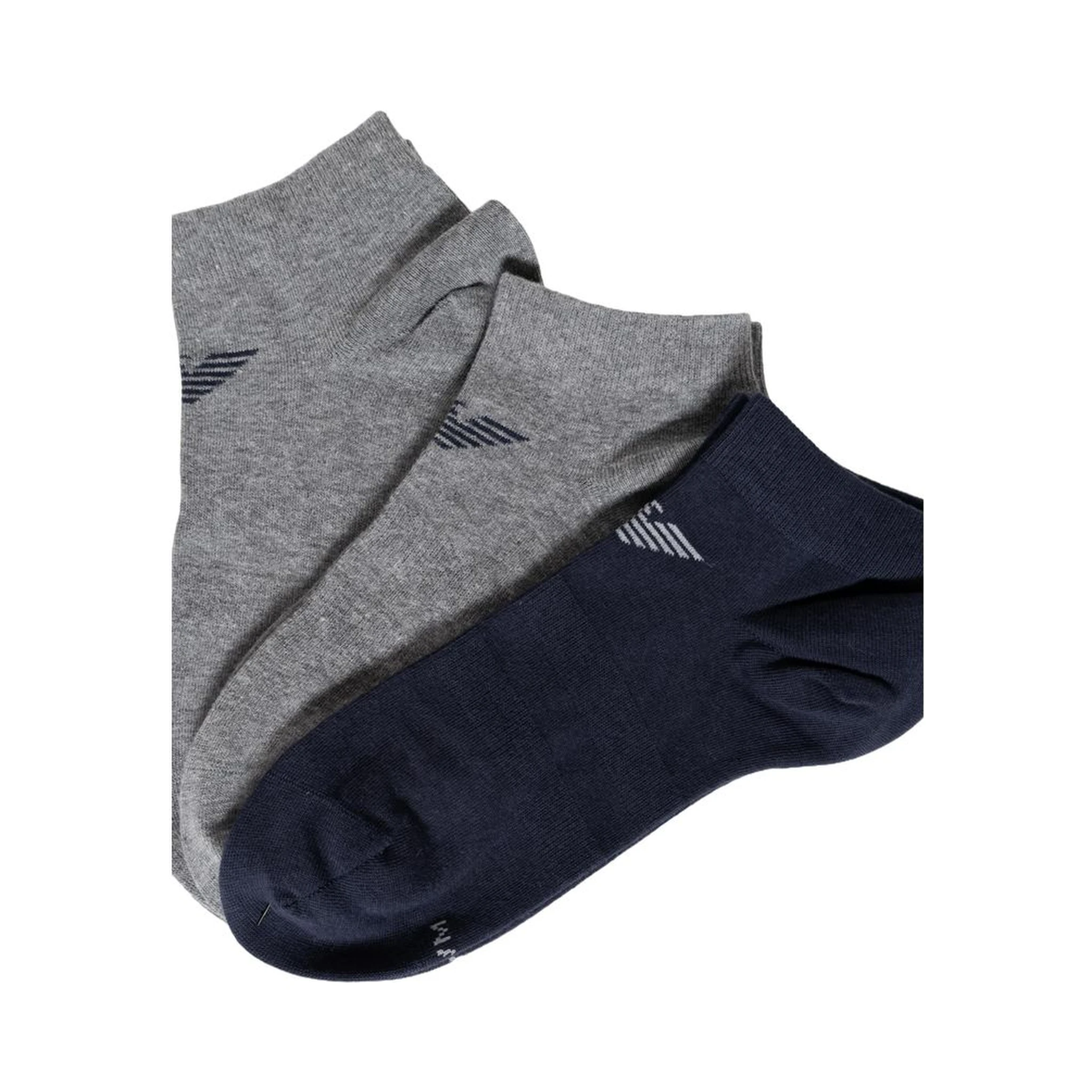 Blue Cotton Socks