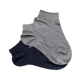 Blue Cotton Socks