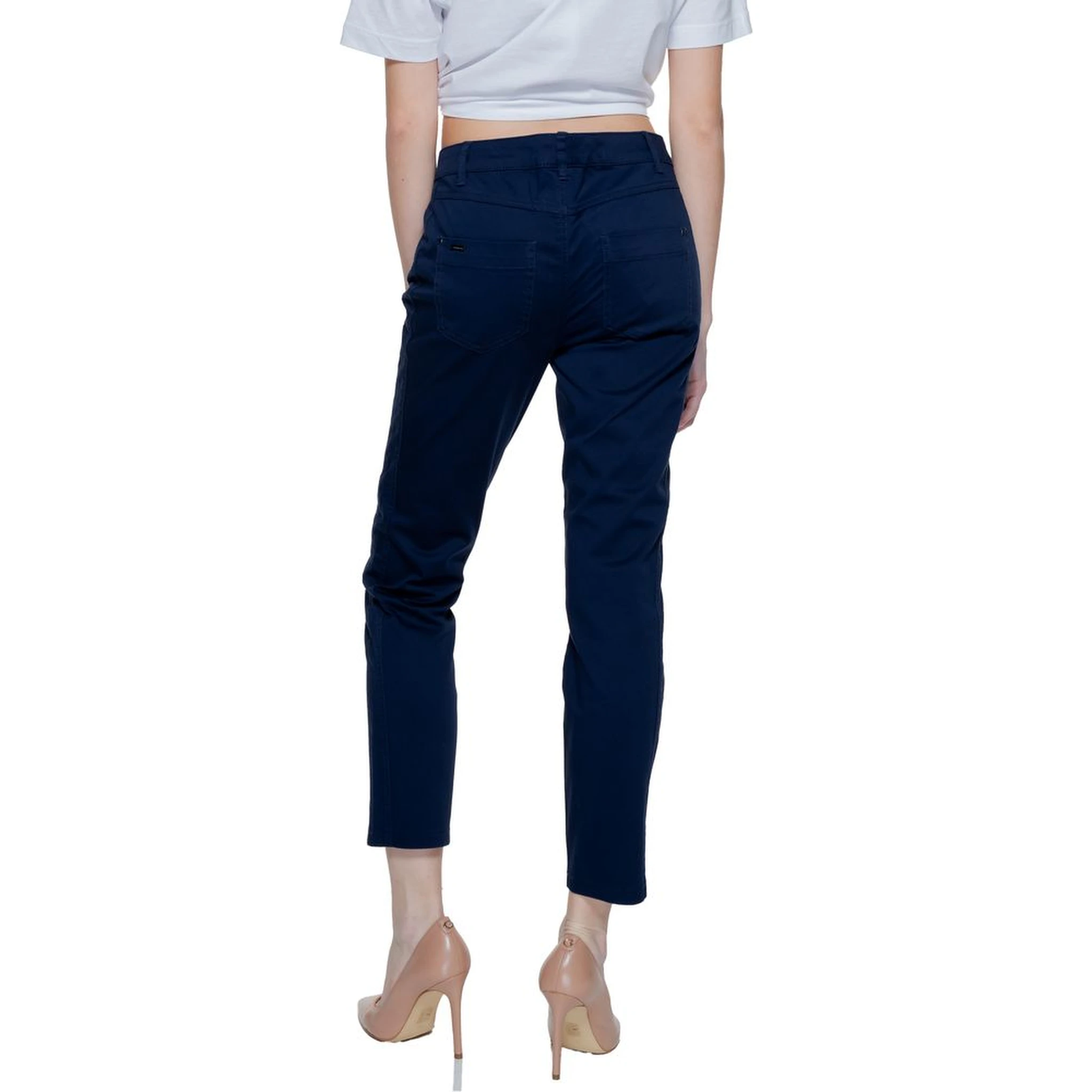 Blue Cotton Pant