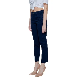 Blue Cotton Pant