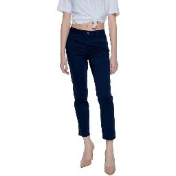 Blue Cotton Pant