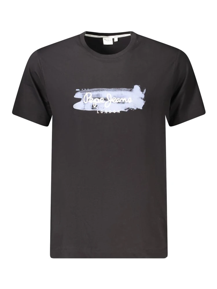 Black Cotton T-Shirt