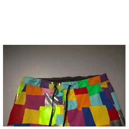 Multicolor Cotton Patchwork Men Cargo Pants