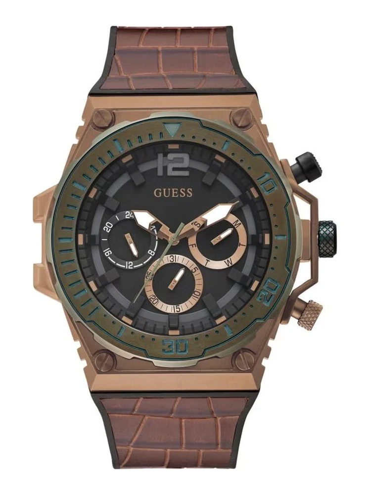 Brown Synthetic Dress Watch