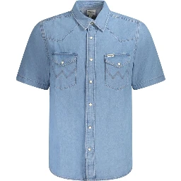 Blue Cotton Shirt