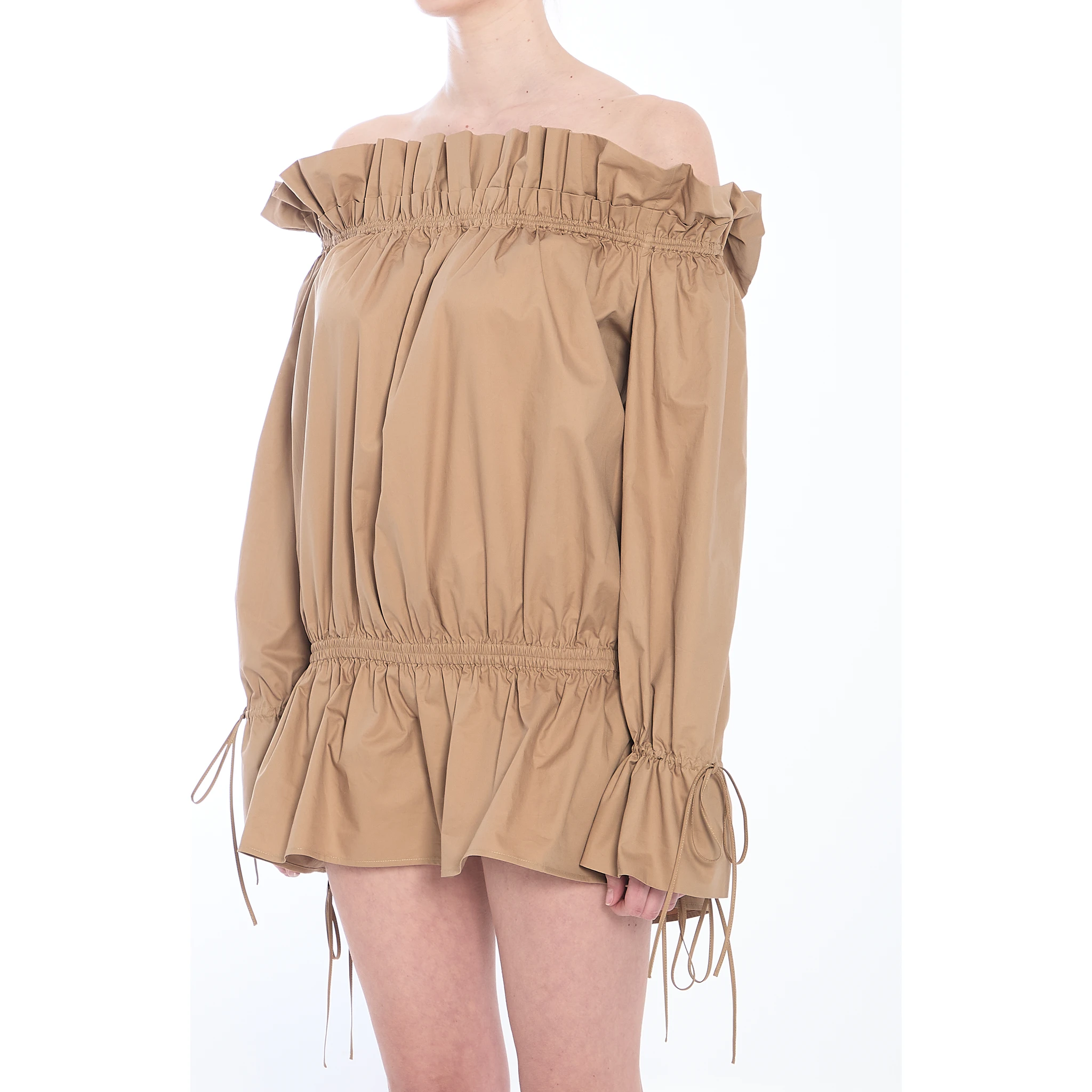 Ruched mini dress