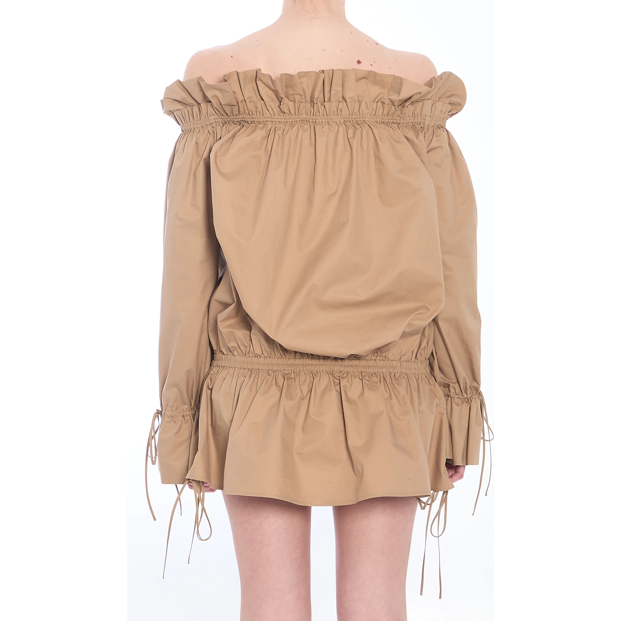 Ruched mini dress