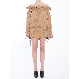 Ruched mini dress