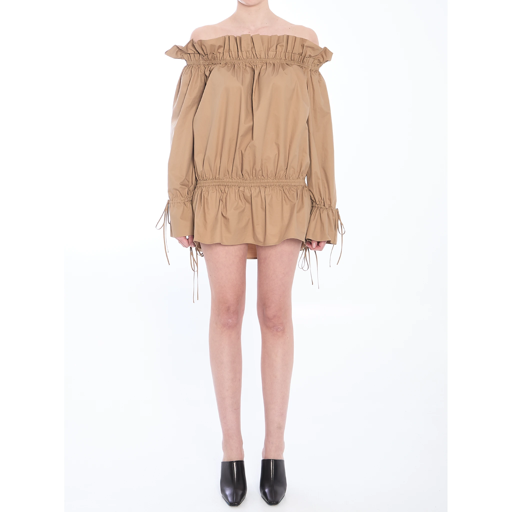 Ruched mini dress