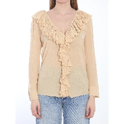 Ruffled blouse