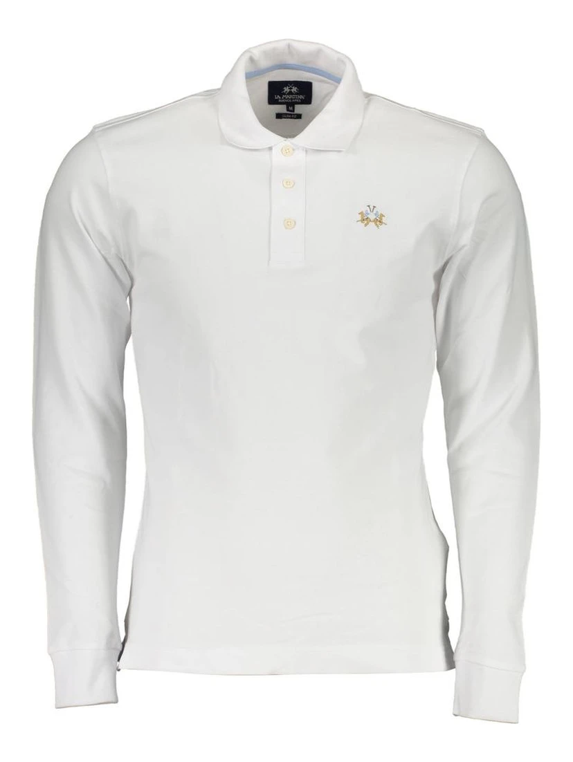 White Cotton Polo Shirt