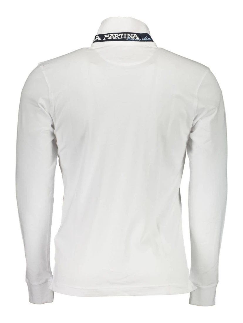 White Cotton Polo Shirt