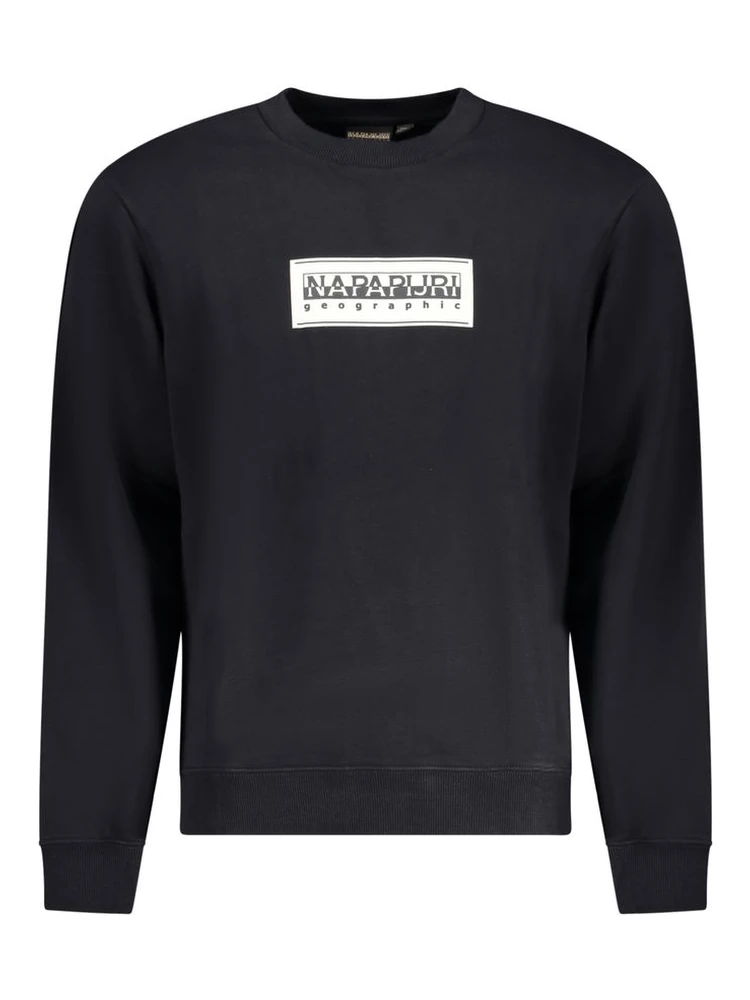 Black Cotton Sweatshirt