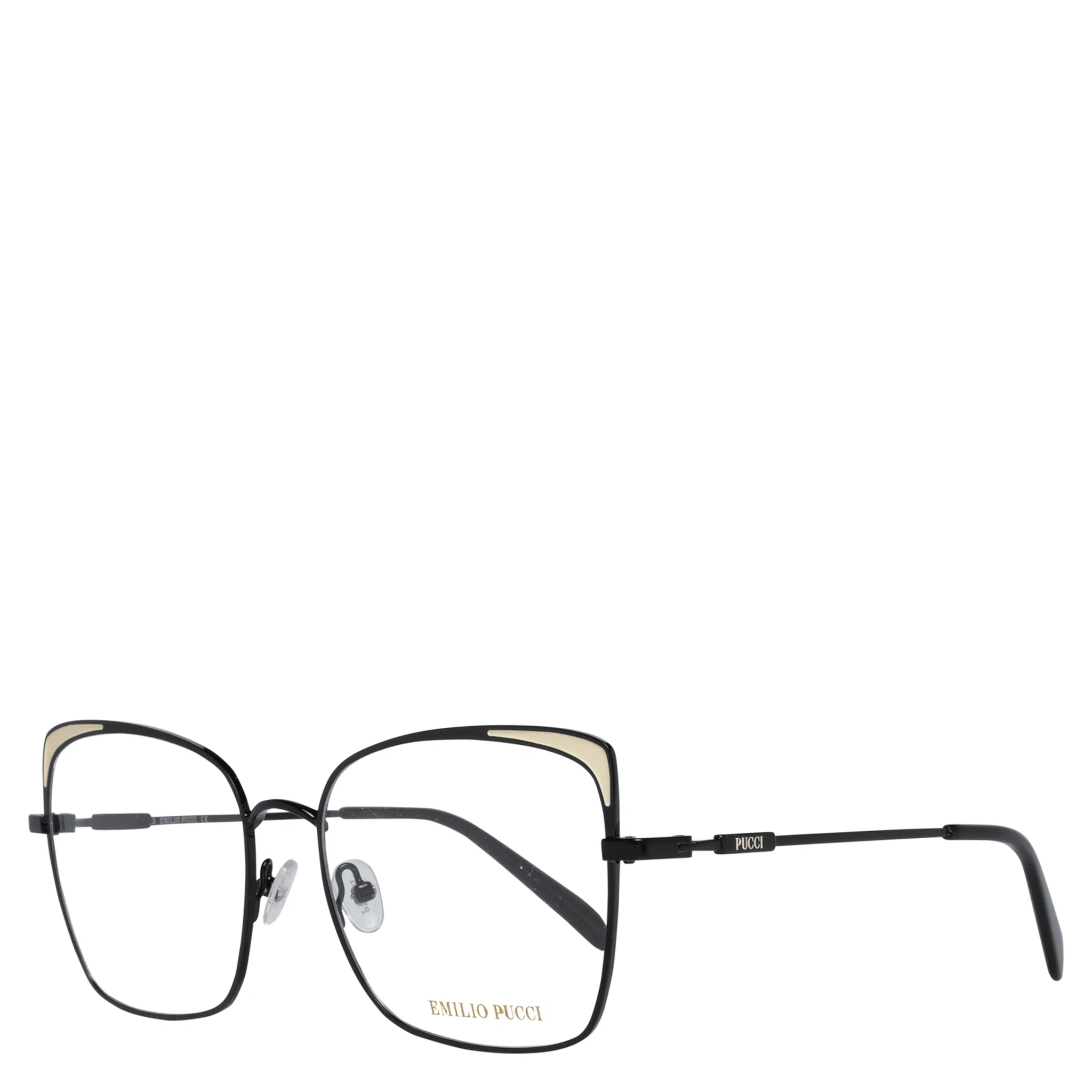 Black Metal Glasses (Frames)