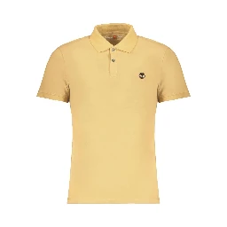 Beige Cotton Polo Shirt
