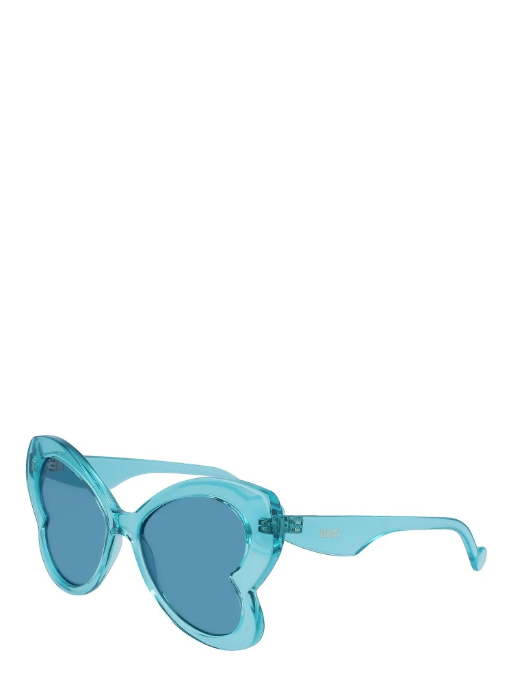 Blue Injected Sunglasses