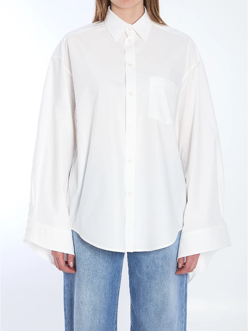Tied cuffs blouse